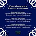 Wahlin Foundation Presents $21,000 in Scholarships to Six Local 2019 Graduates